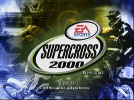 Supercross 2000 Title Screen